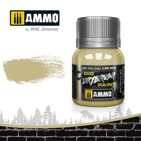 AMIG0608 DRYBRUSH Light Olive Green 40ml