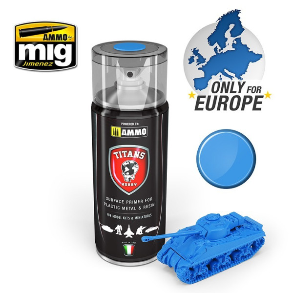 TTH103 TITANS HOBBY Space Blue Matt Primer 400ml