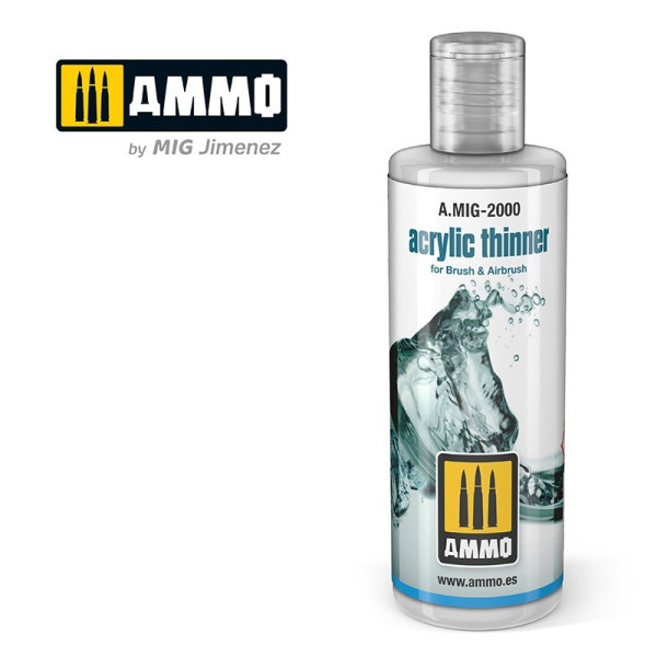 AMIG2000 ACRYLIC THINNER 60ml AMMO