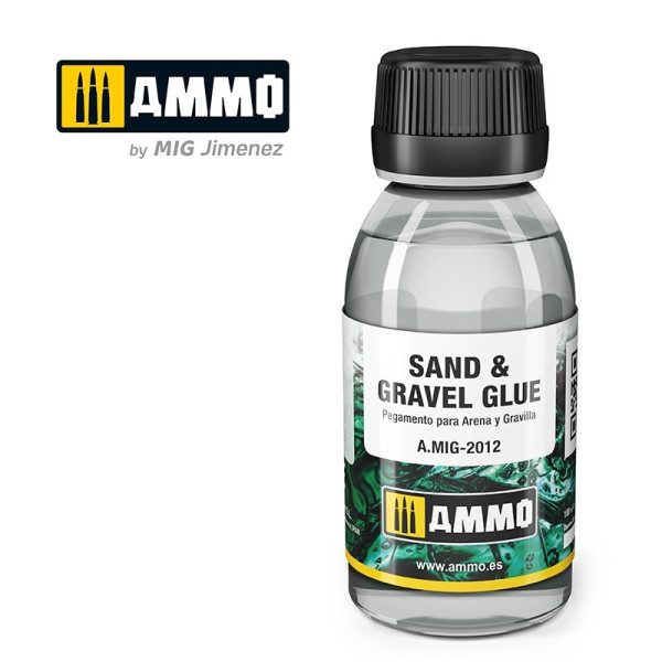 Sand & Gravel Glue 100ml - A.MIG-2012 -AMMO