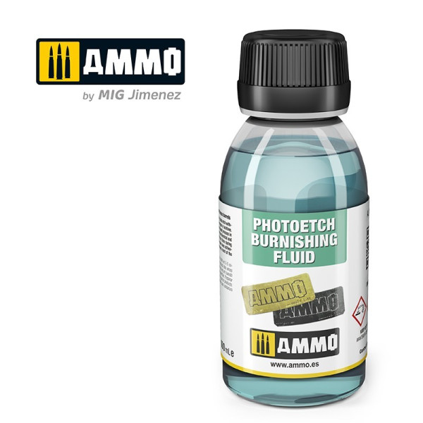 AMIG2021 Photoetch Burnishing Fluid 100ml AMMO