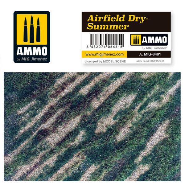 AMIG8481 AIRFIELD DRY-SUMMER Scenic mat AMMO