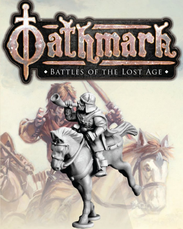 Human Mounted Musician - Oathmark: Battles of the lost age - OAK404