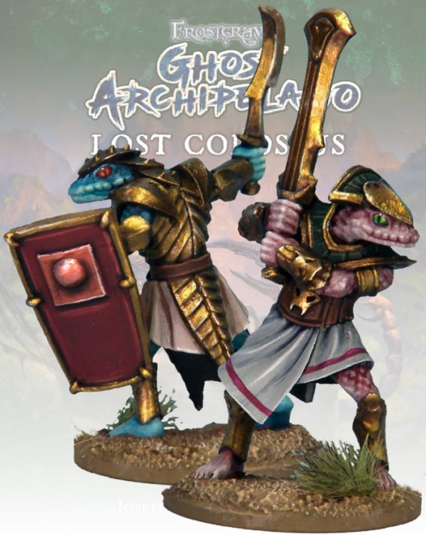 Snake- man Freebooter and Mercenary - Frostgrave: Ghost Archipelago - FGA309