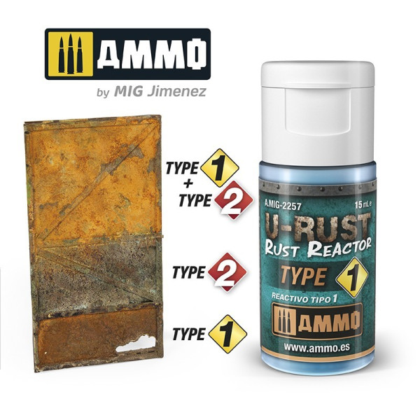 A.MIG-2257 AMMO U-RUST Rust Reactor Type 1 (15mL)