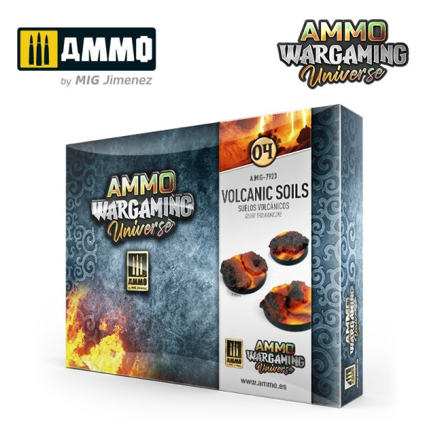 A.MIG-7923 AMMO WARGAMING UNIVERSE 04 - Vulcanic Soils - Seto of 12