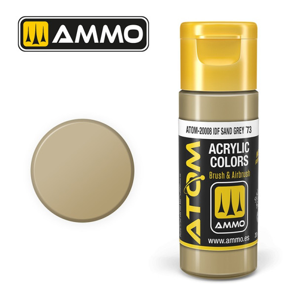 ATOM COLOR IDF SAND GREY 73 20ml - ATOM-20008 - AMMO