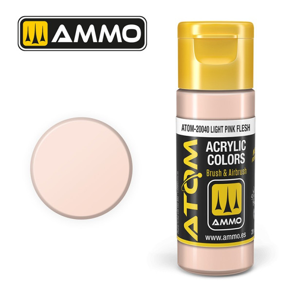 ATOM COLOR Light Pink Flesh 20ml - ATOM-20040 - AMMO