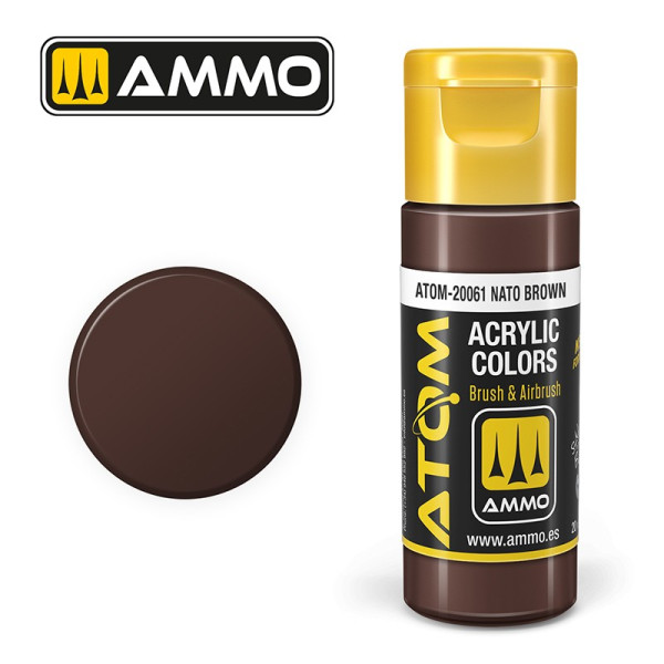 ATOM COLOR NATO Brown 20ml - ATOM-20061 - AMMO