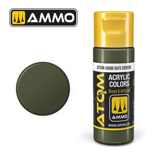 ATOM COLOR NATO Green 20ml - ATOM-20066 - AMMO