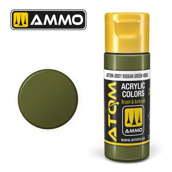 ATOM COLOR Russian Green 4BO 20ml - ATOM-20071 - AMMO