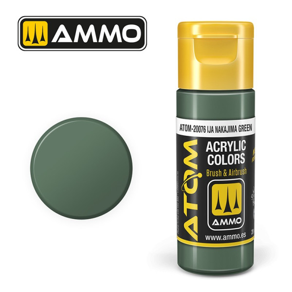 ATOM COLOR IJA Nakajima Green 20ml - ATOM-20076 - AMMO