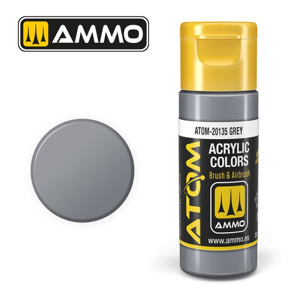 ATOM COLOR Grey 20ml - ATOM-20135 - AMMO