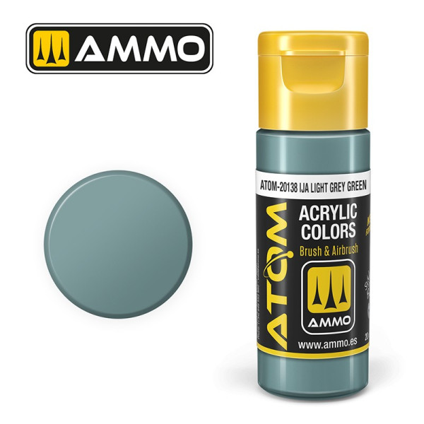 ATOM COLOR IJA Light Grey Green 20ml - ATOM-20138 - AMMO